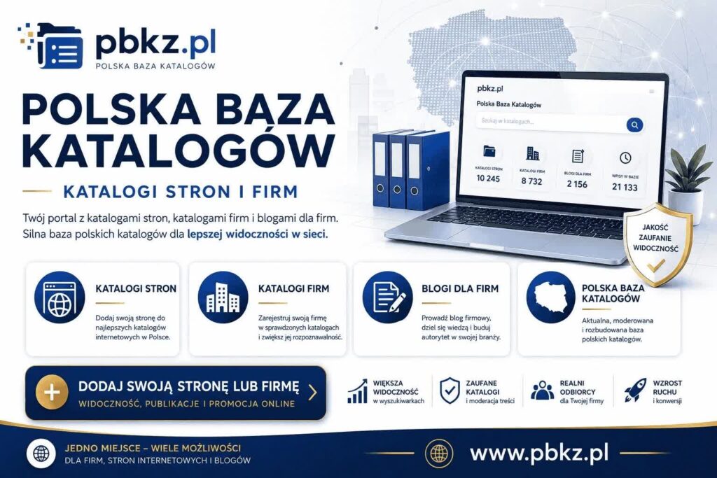 Katalogi stron i polska baza katalogów dla firm